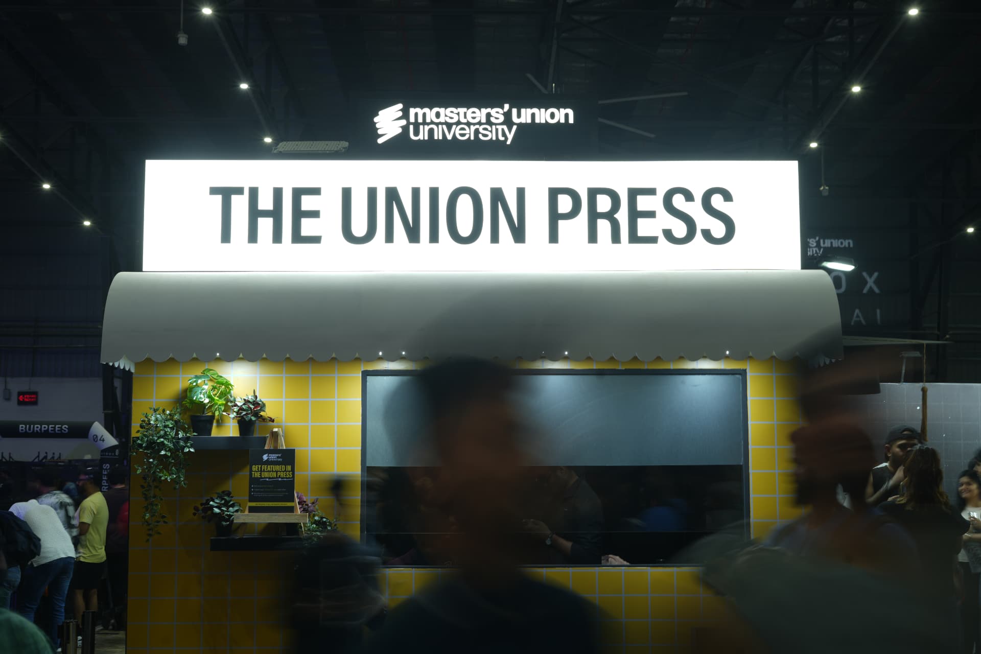 The Union Press booth at HYROX